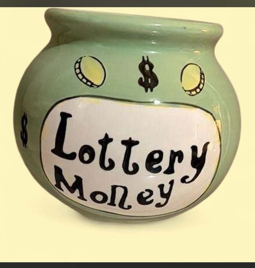 Bella Casa by Ganz Ceramic 'Lottery Money' Piggy Bank Jar